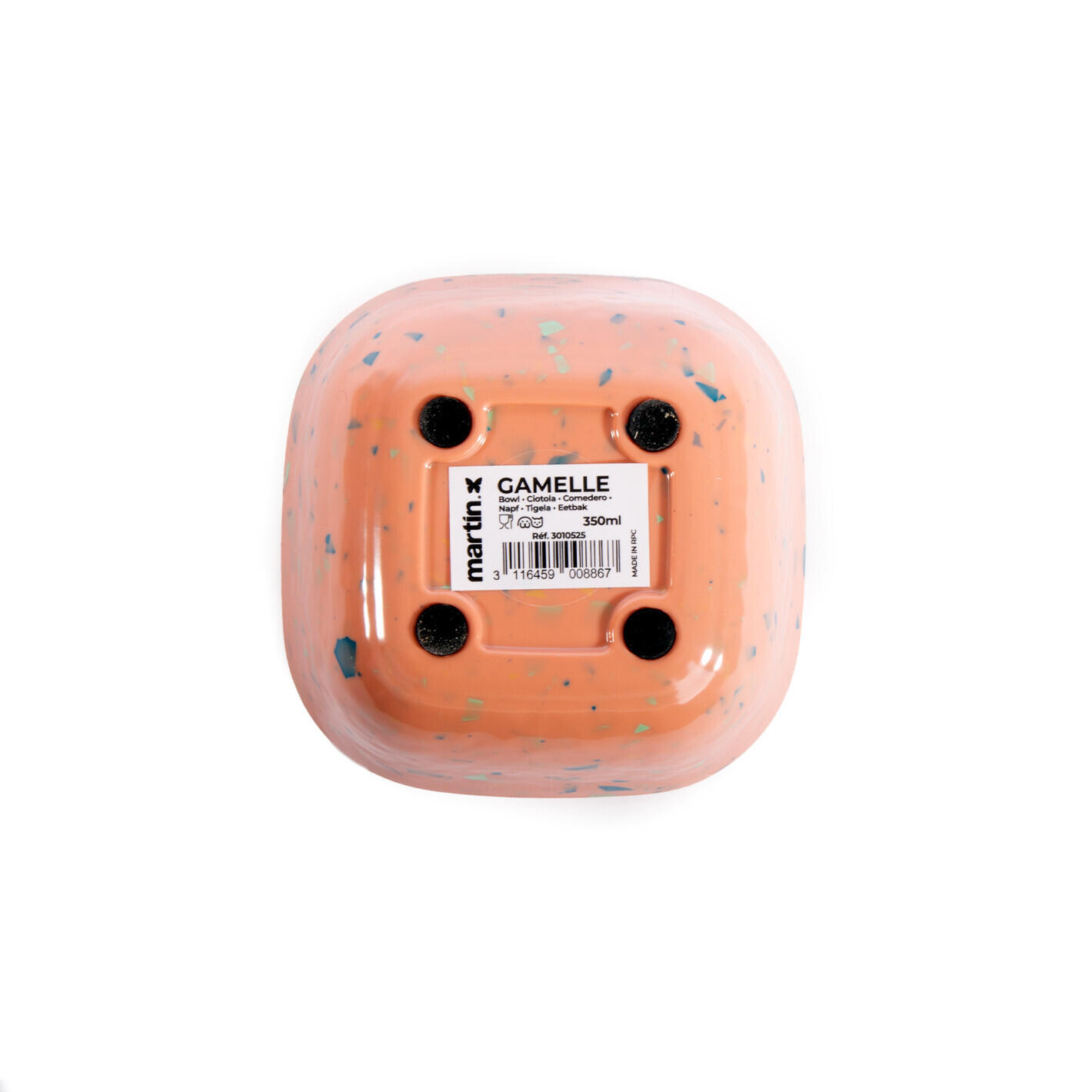 Gamelle pour chien carrée en mélamine Martin Sellier 5/5