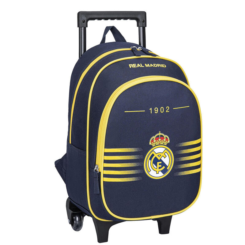 Sac à Dos Real Madrid - Grande Capacité, Dos Rembourré, Licence Officielle - Pour Ordinateur 15,6", Enfants Et Adultes