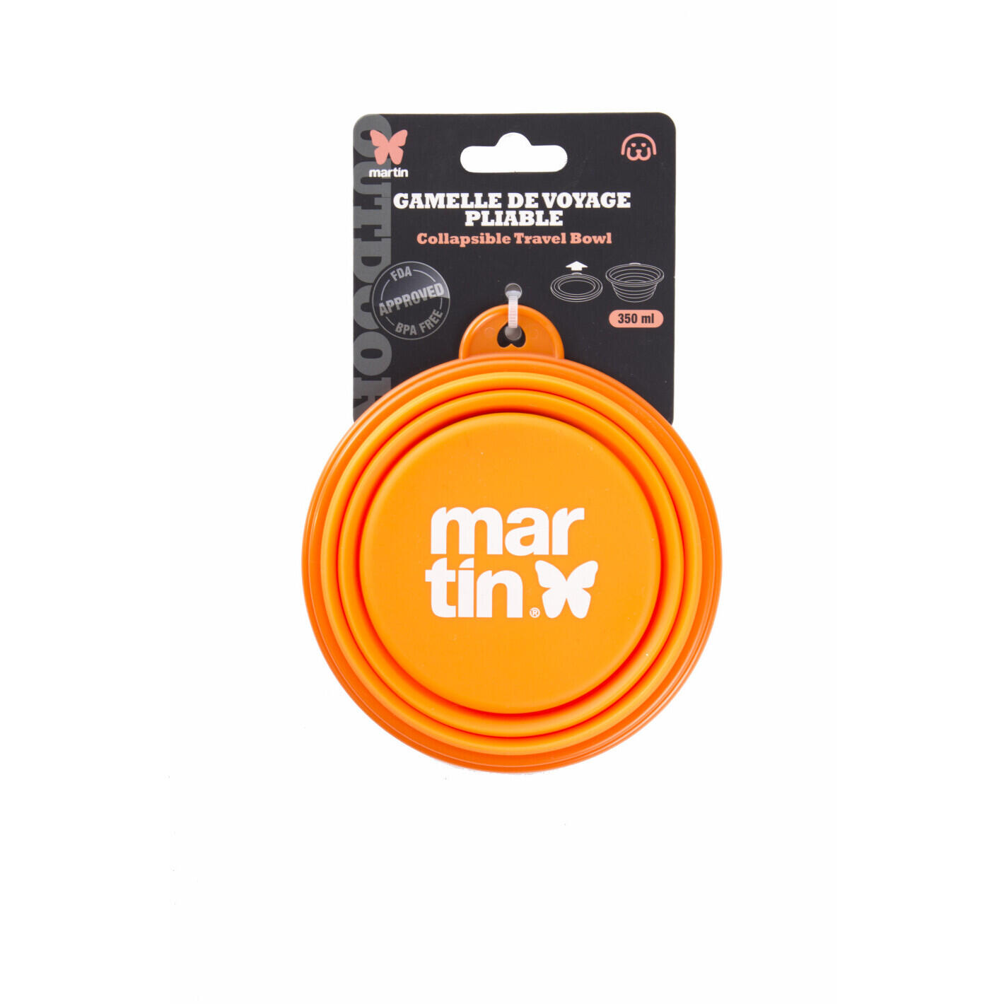 Gamelle pour chien en silicone Martin Sellier 2/2