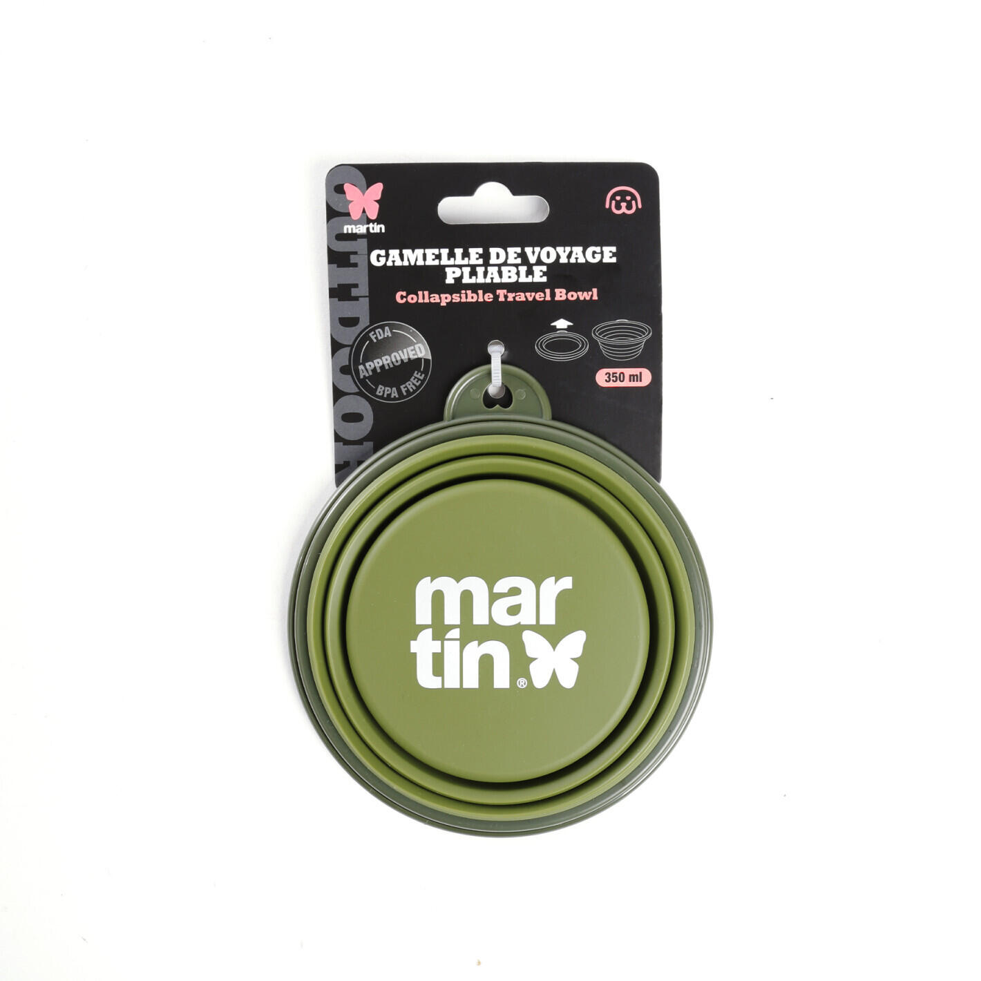 Gamelle pour chien en silicone Martin Sellier 2/4