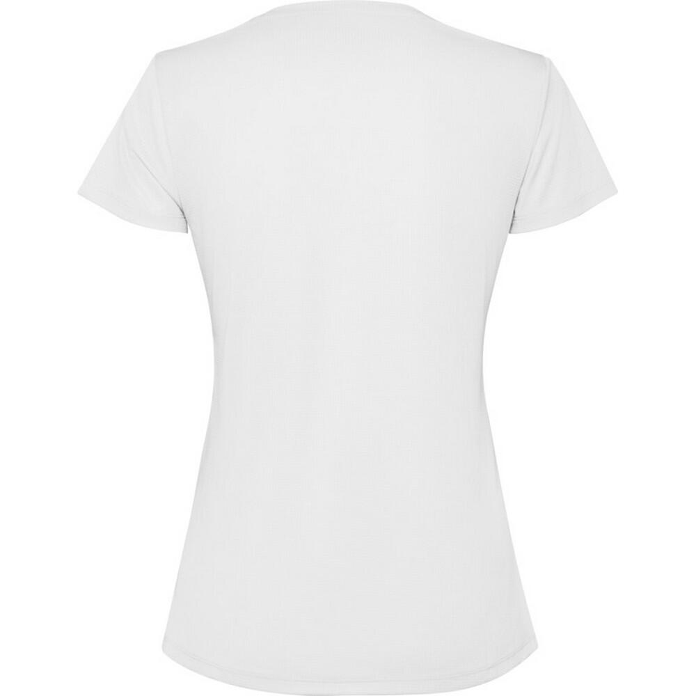 Tshirt Manches Courtes ESTORIL Femme (Blanc) 2/4