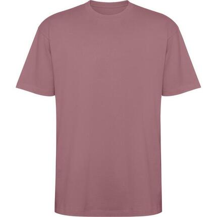 Unisex Bull Oversized Tshirt met korte mouwen voor volwassenen (Pruimenrood)