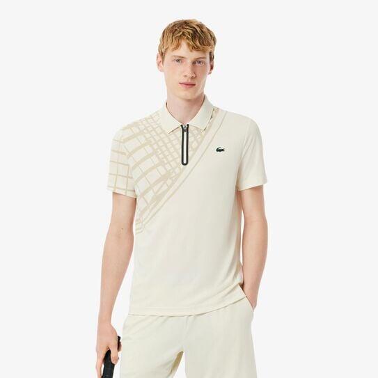 LACOSTE Lacoste Men's Cream Polo with Classic, Comfortable Collar