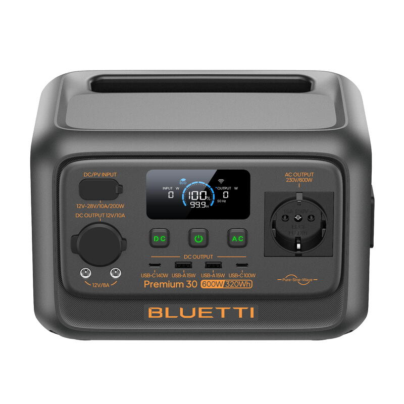 Kit stație de alimentare BLUETTI Premium 30 V2 cu panou solar 220 W