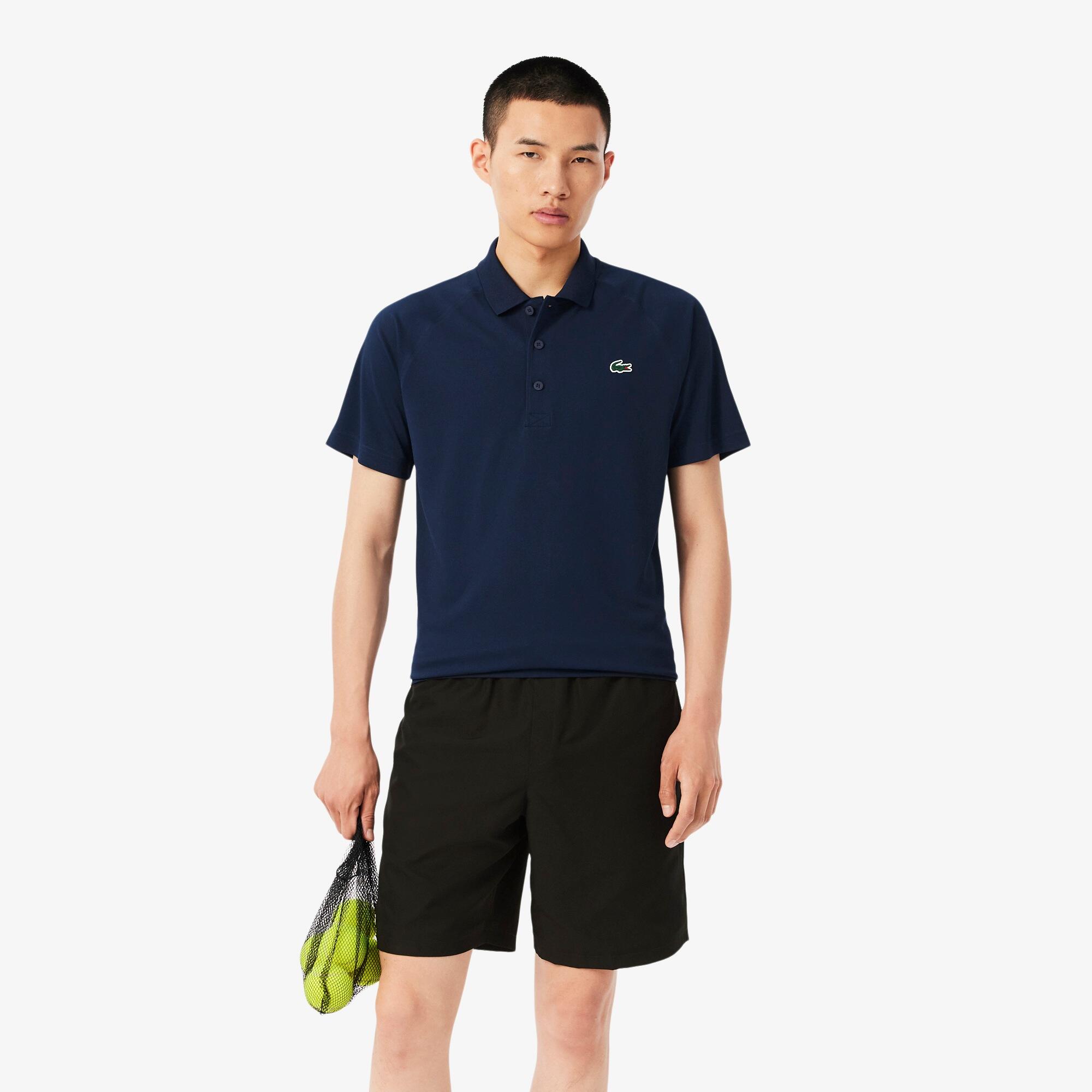 Polo da uomo blu navy 3/4
