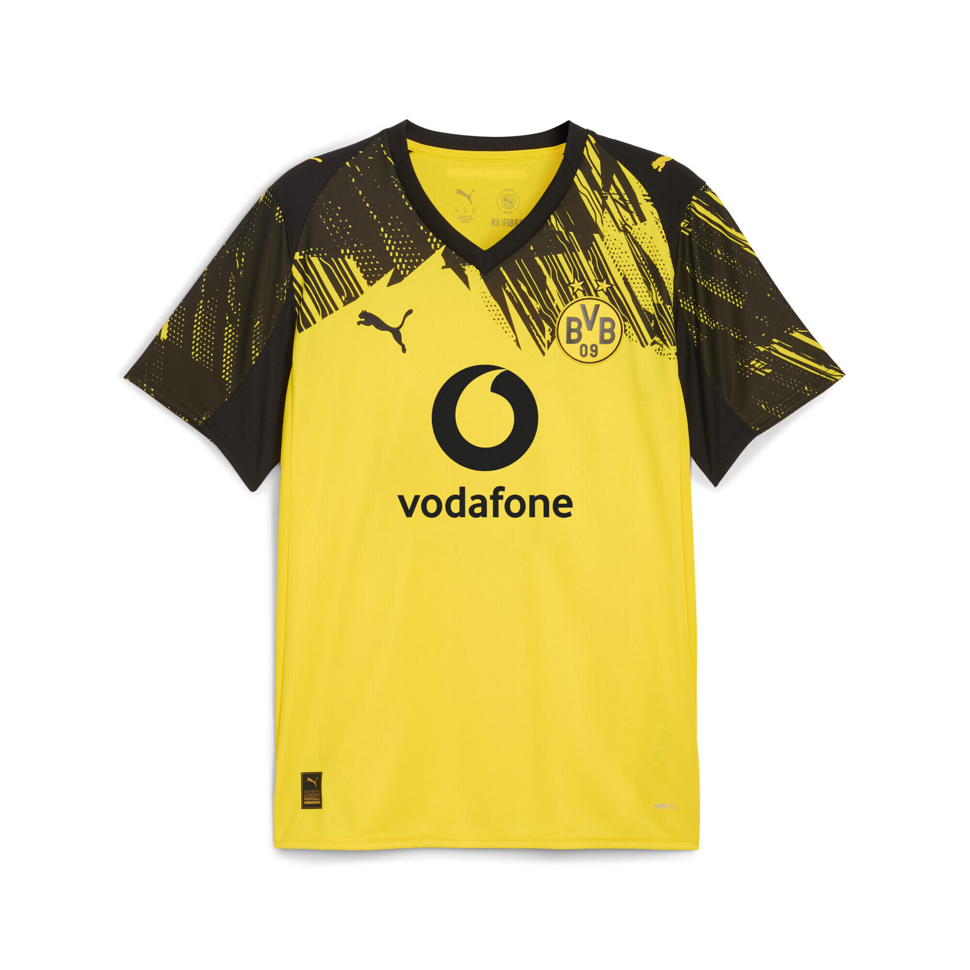 Męska koszulka domowa Borussia Dortmund 25/26 PUMA Faster Yellow Black