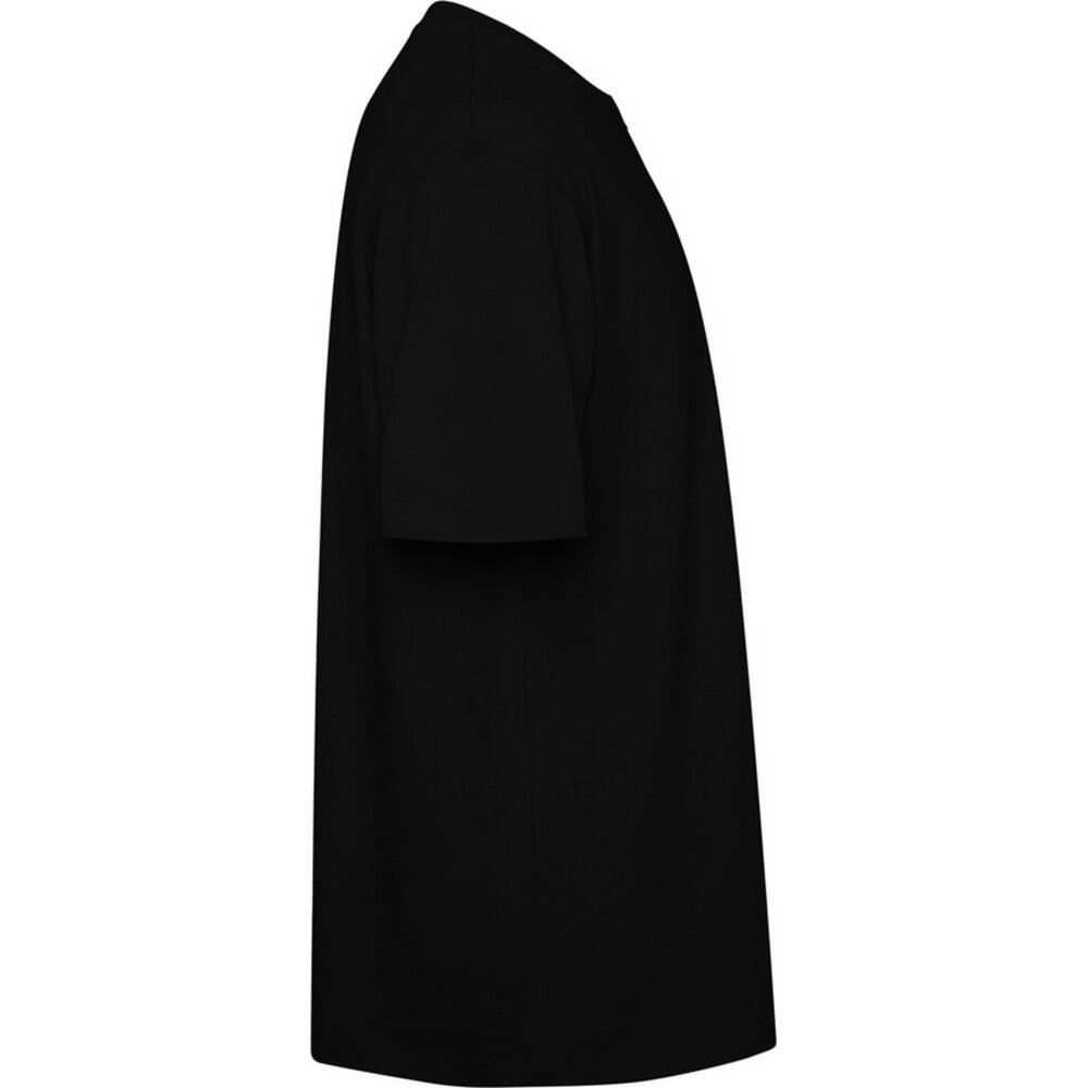 Unisex Bull Oversized Tshirt met korte mouwen voor volwassenen (Massief zwart) 4/4
