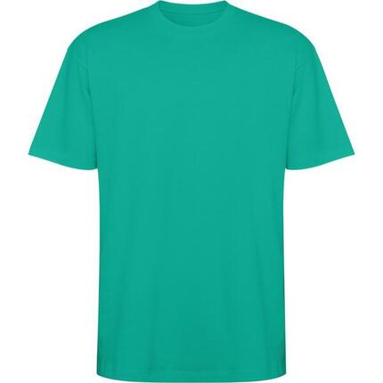 Unisex Bull Oversized Tshirt met korte mouwen voor volwassenen (Pruimenrood)