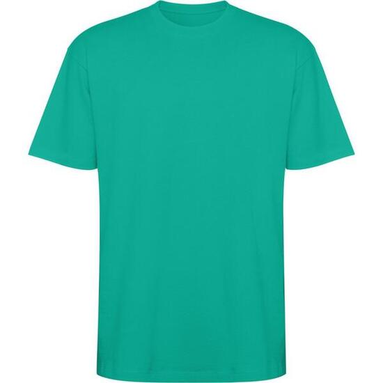 Unisex Bull Oversized Tshirt met korte mouwen voor volwassenen (Jade Groen)