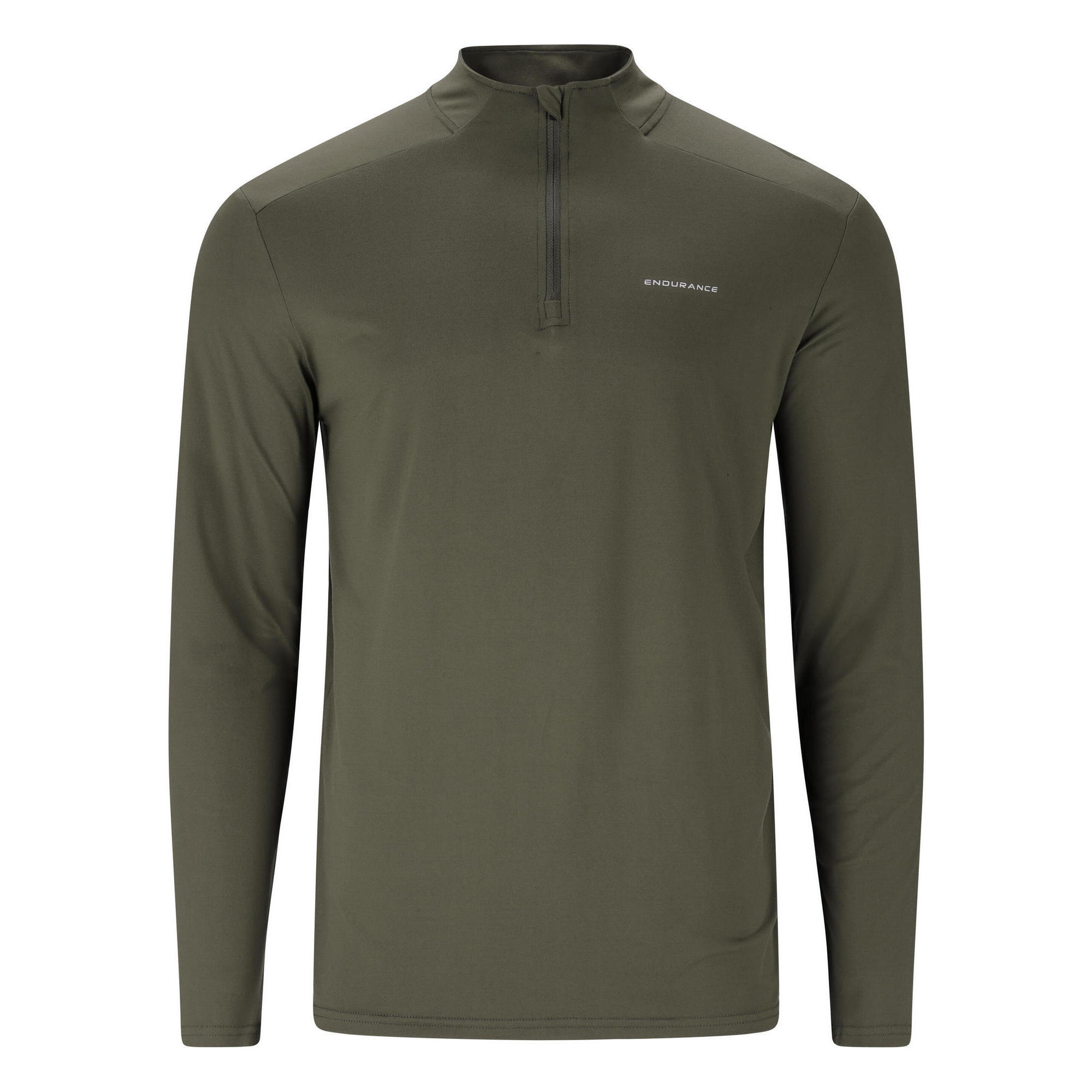 Endurance - Couche Intermédiaire Armin - T-shirt Manches Longues - Vert - Decathlon