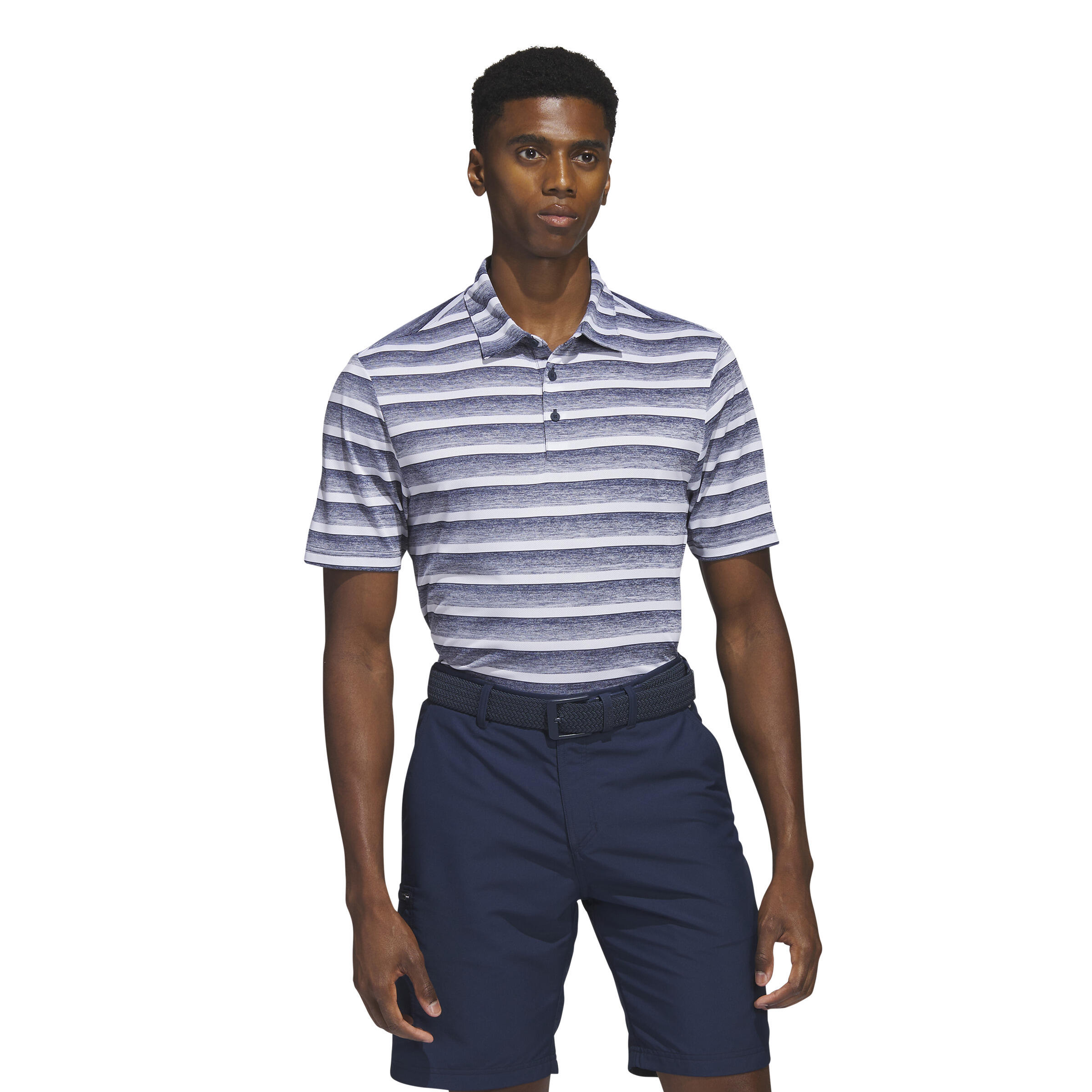 Polo à rayures bicolores adidas 3/7