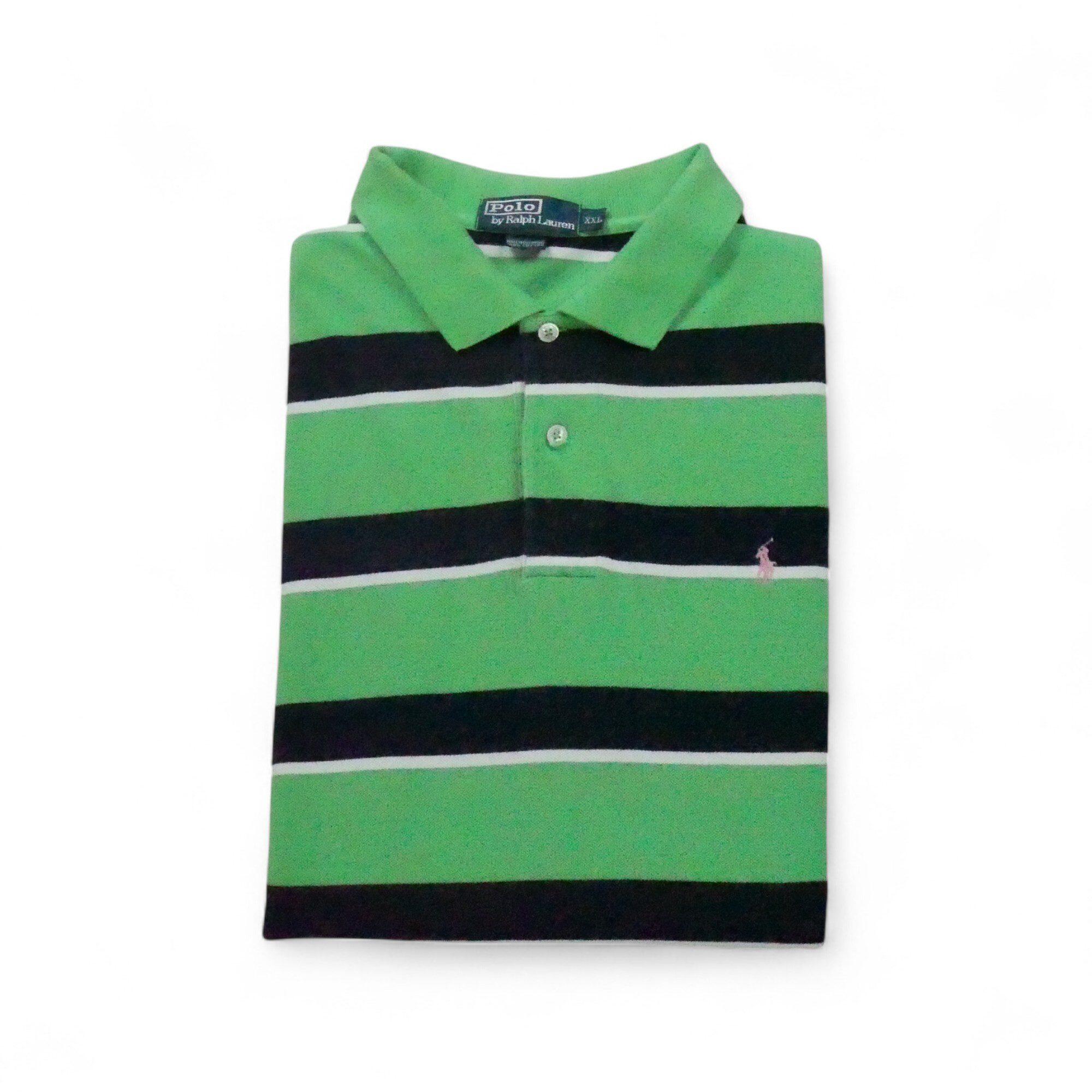 RALPH LAUREN Reconditionné - Polo manches courtes Homme Vert - Bon État