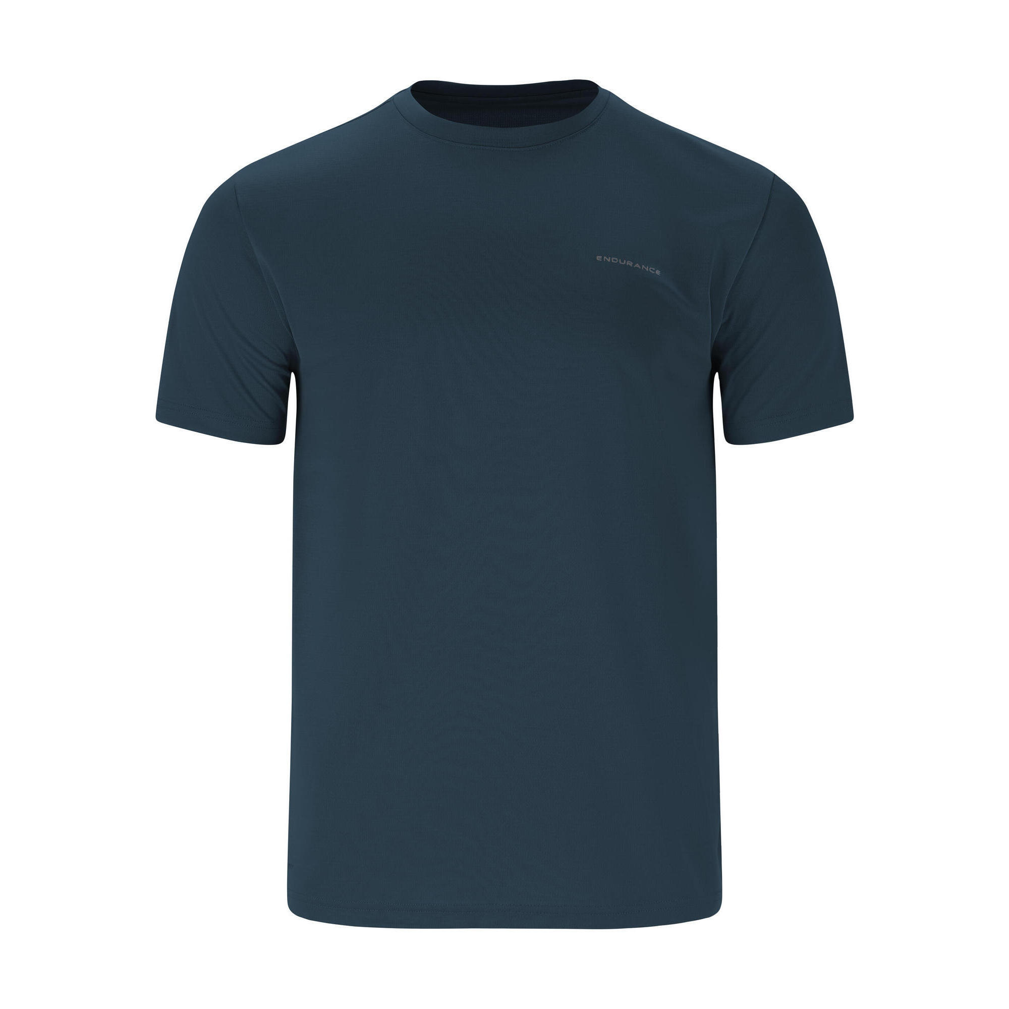 Endurance - T-shirt Vernon - T-shirt Manches Courtes - Bleu - Decathlon