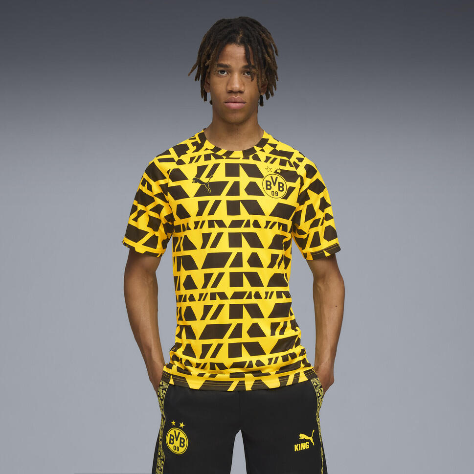Męska koszulka przedmeczowa Borussia Dortmund PUMA