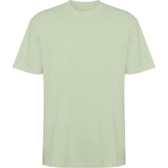 Unisex Bull Oversized Tshirt met korte mouwen voor volwassenen (Nevelgroen)