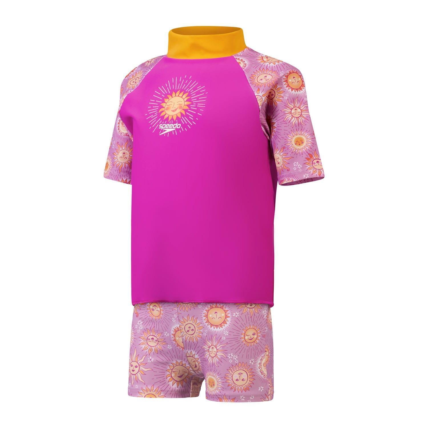 SPEEDO Guardia Raspa Stampa Digitale Set Bambini Speedo Viola