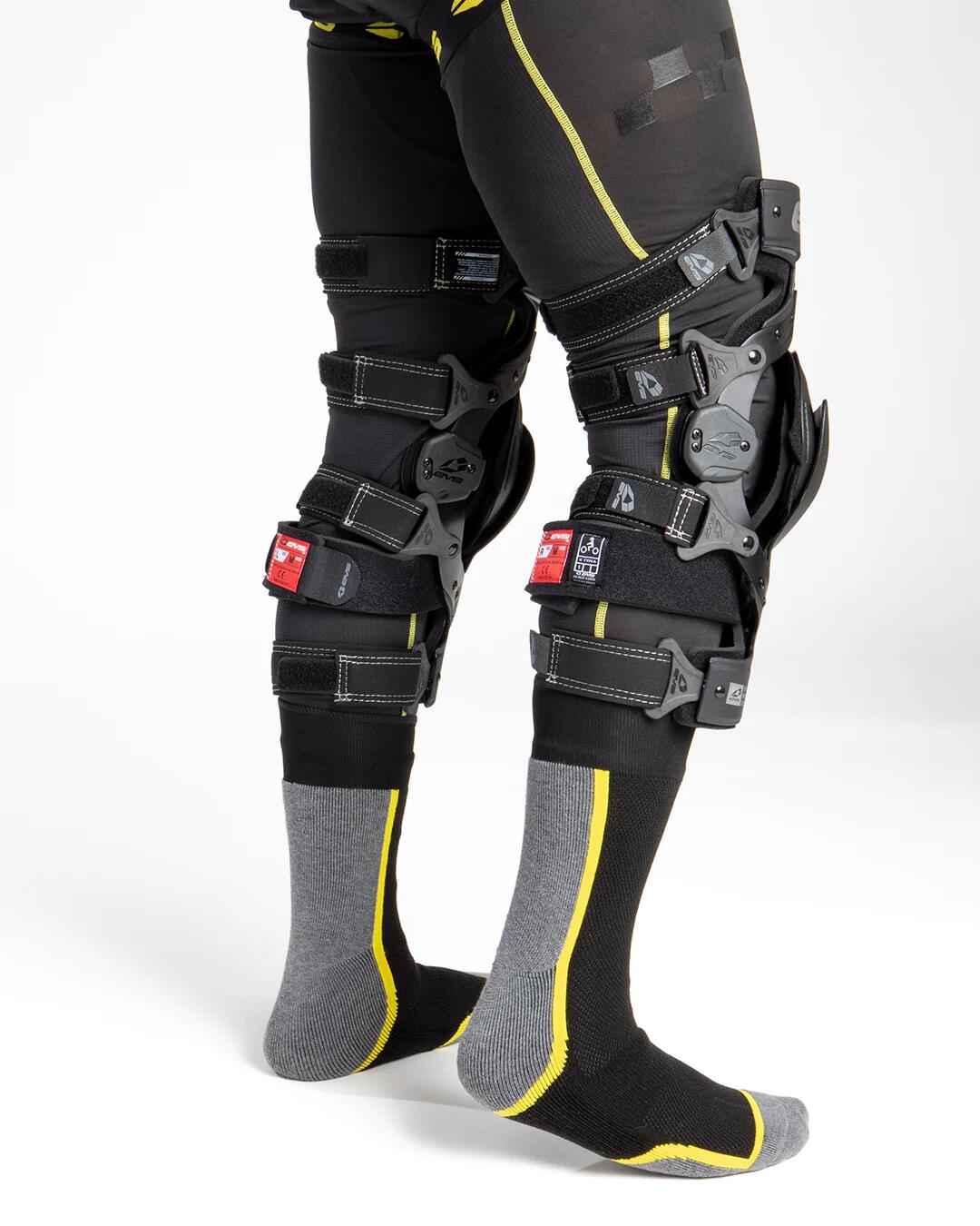 Proteções Axis Sport Par BK/GY S EVS SPORTS 3/3