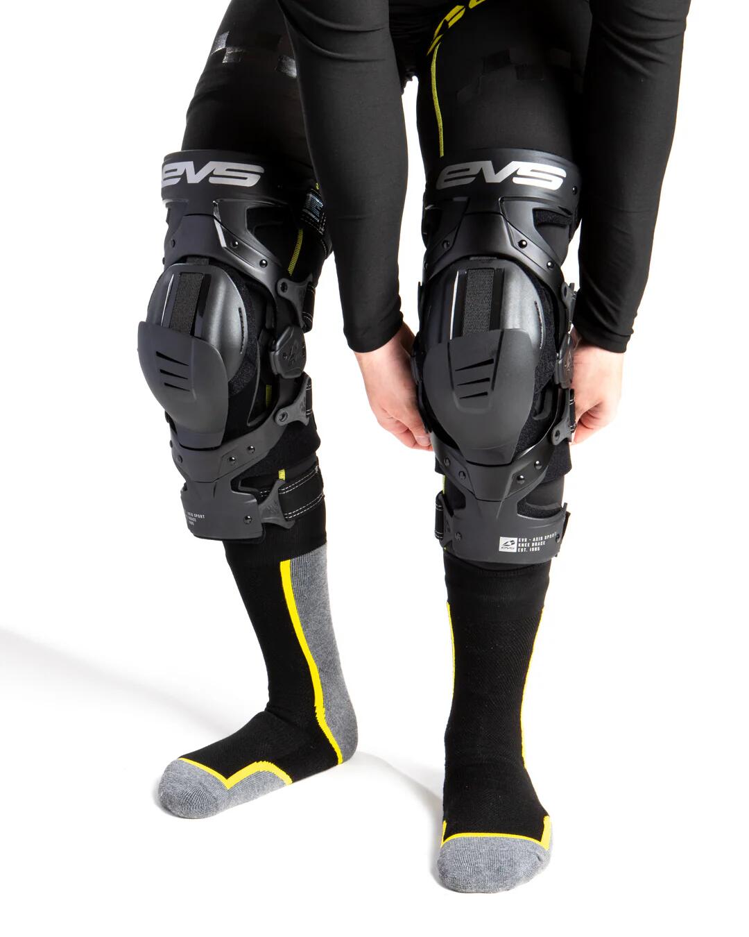 Proteções Axis Sport Par BK/GY S EVS SPORTS 2/3