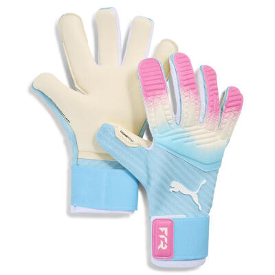 Guantes de portero FUTURE Pro RE-CHARGE Niños PUMA Sunset Pink Hero Blue White