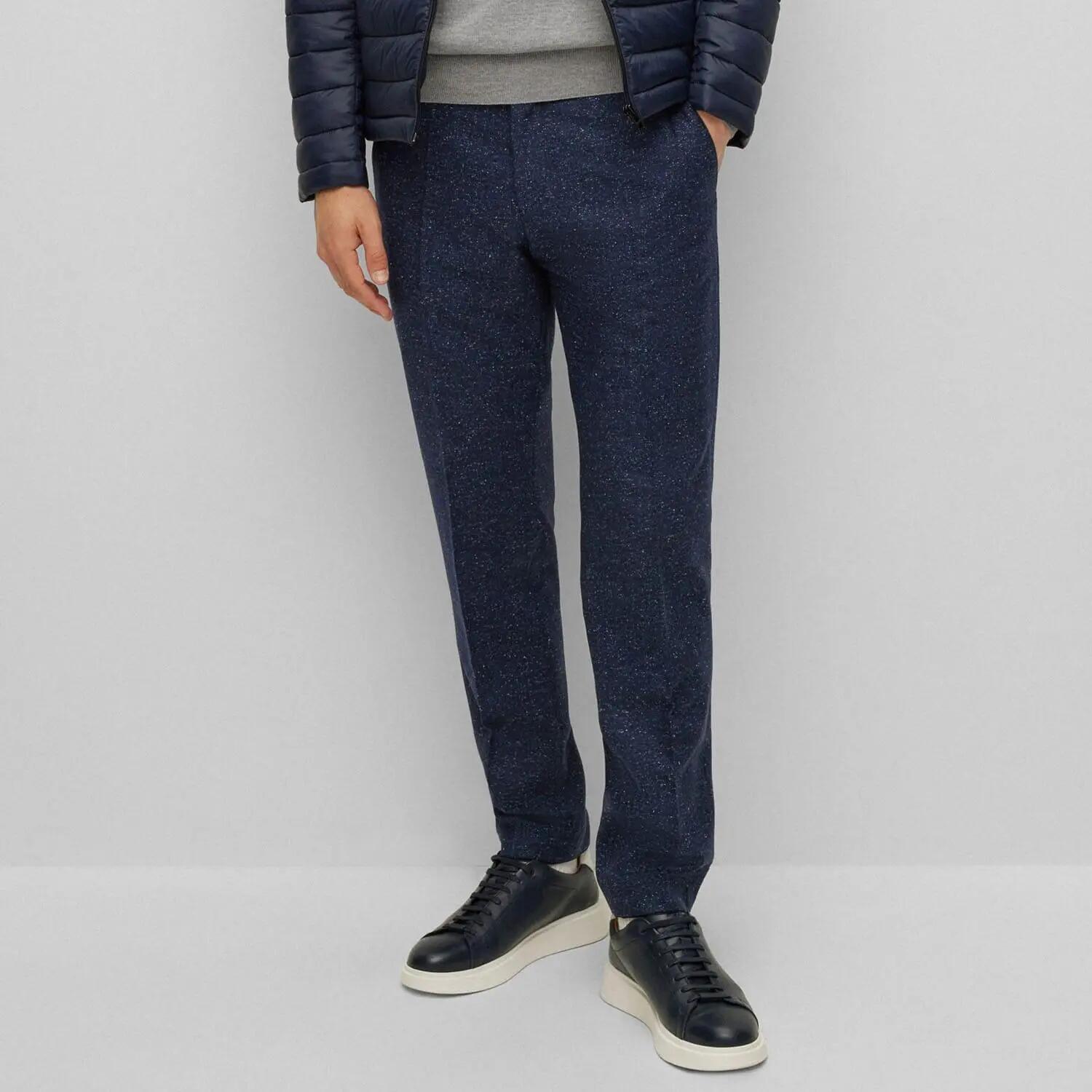 HGenius Pantalone Uomo Boss H-Genius Blu Scuro 4/4