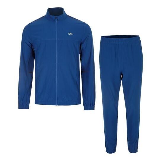 LACOSTE Lacoste Novak Djokovic Men's Tracksuit Blue Stretch Ultra-Dry