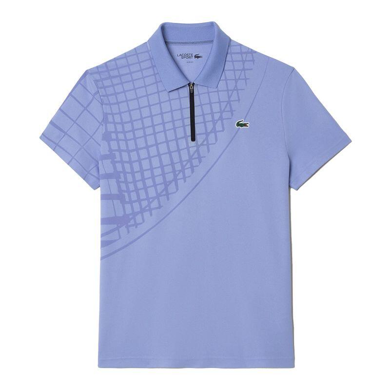 LACOSTE Polo uomo Lacoste Delphinium blu sport-chic maniche corte