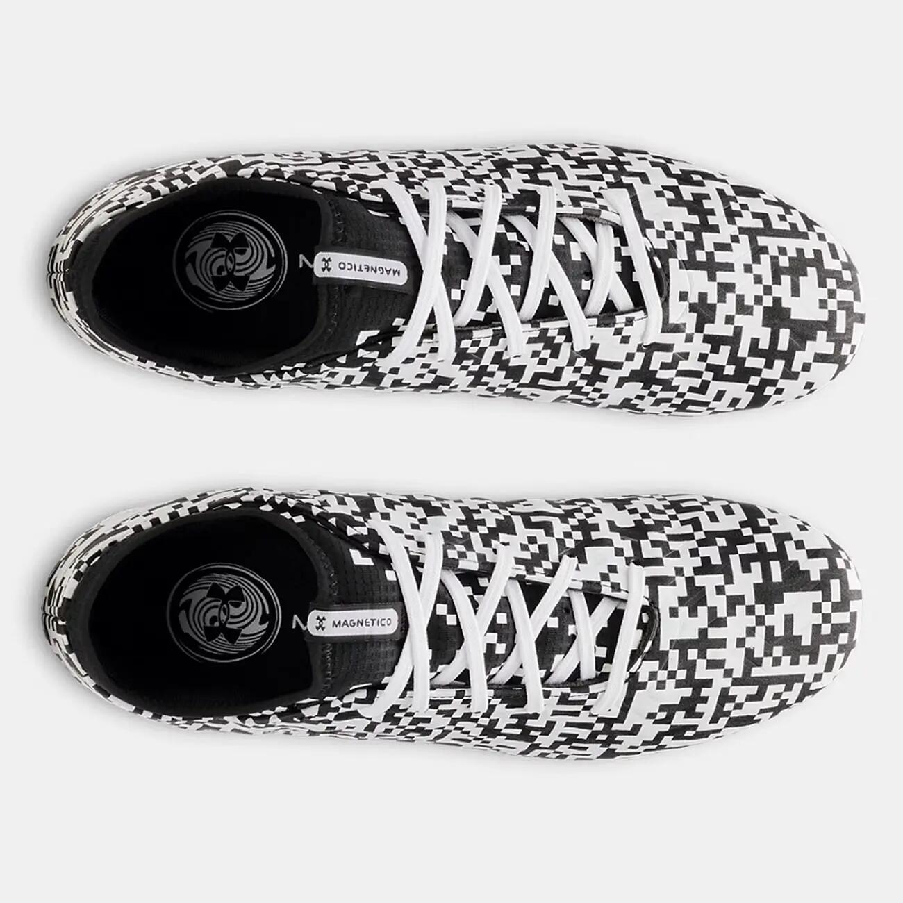 Crampons UA Magnetico Select 5 FG Under Armour Blanc et noir 4/6
