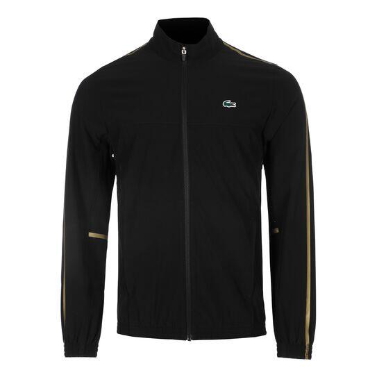Survêtement Homme Lacoste Novak Djokovic noir extensible Ultra-Dry 3/4