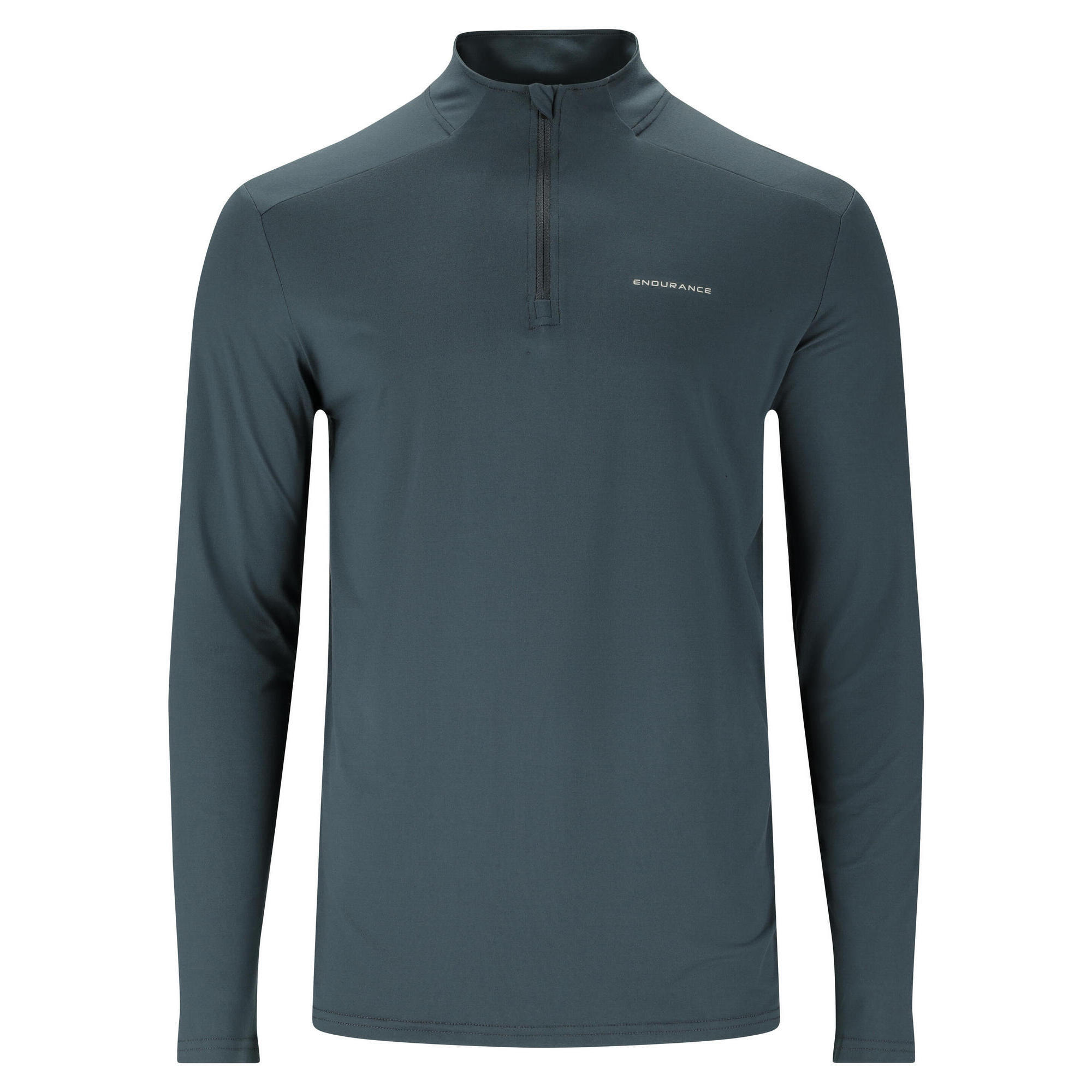 Endurance - Couche Intermédiaire Armin - T-shirt Manches Longues - Bleu - Decathlon