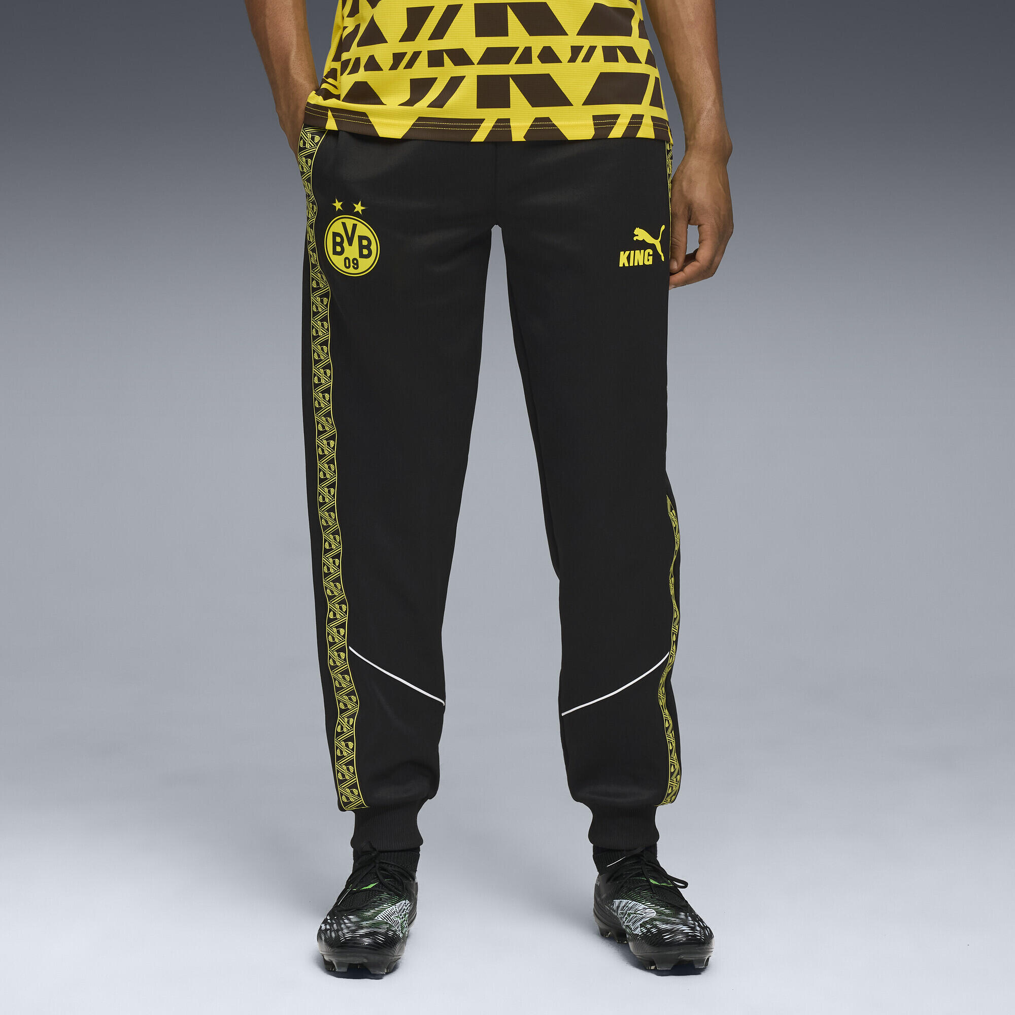 Męskie spodnie Borussia Dortmund KING Anthem PUMA