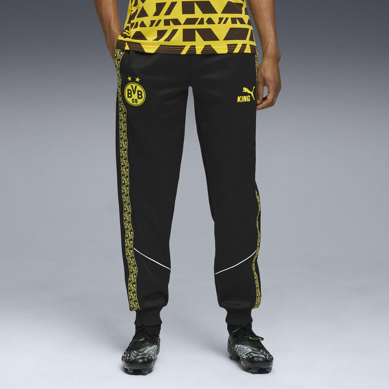 Pantalon bărbați logo club King Anthem negru PUMA