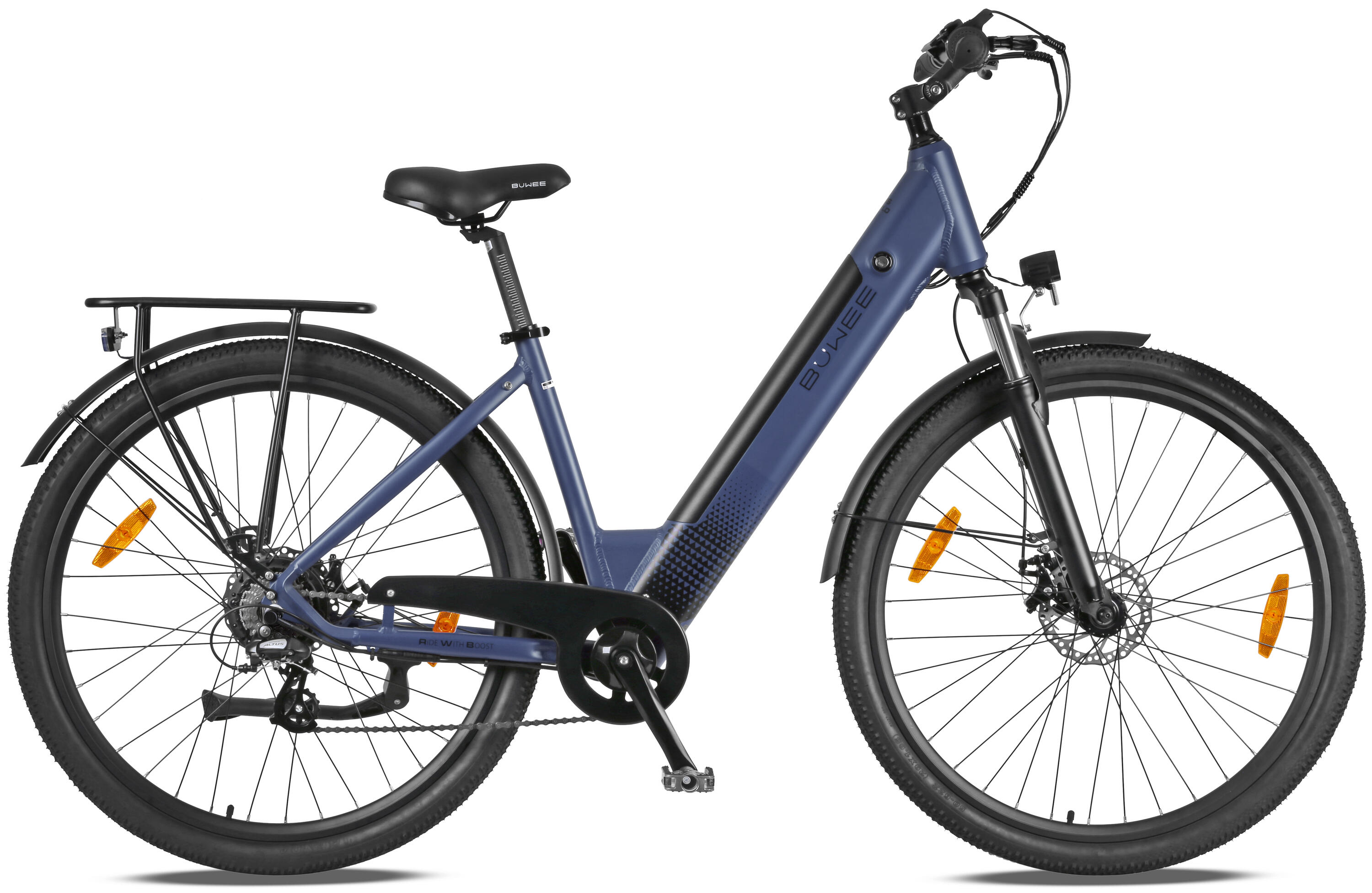 E-Bike Trekking & City 28 Zoll 90 km Reichweite, 36V Akku, 250W Motor, 7-Gang 2/8