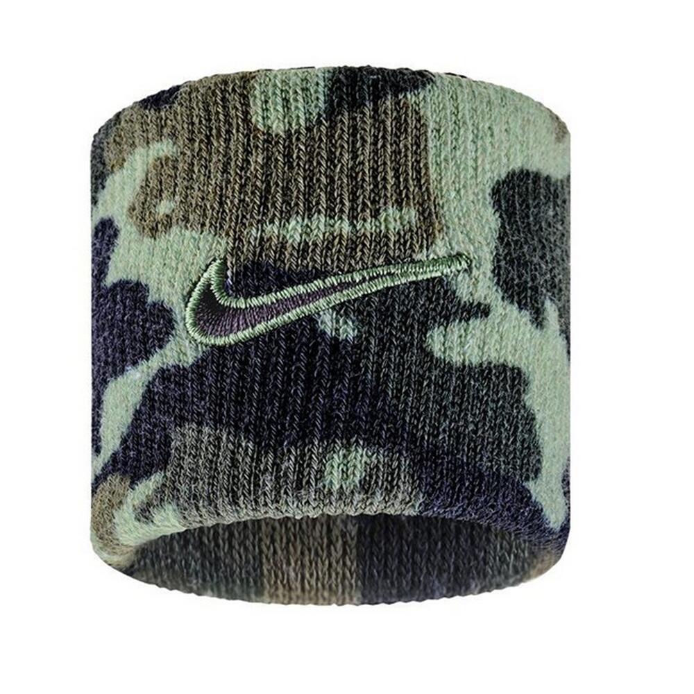 Pulsera Classic Diseño Swoosh de DriFIT Aceite Verde, Negro 2/2
