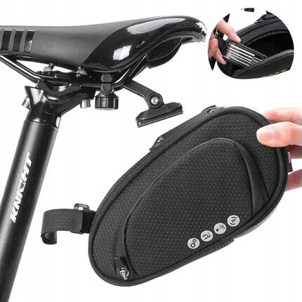 Rockbros C40 Zwarte Waterdichte Fietstas 1L met Reflectoren en Clipsluiting