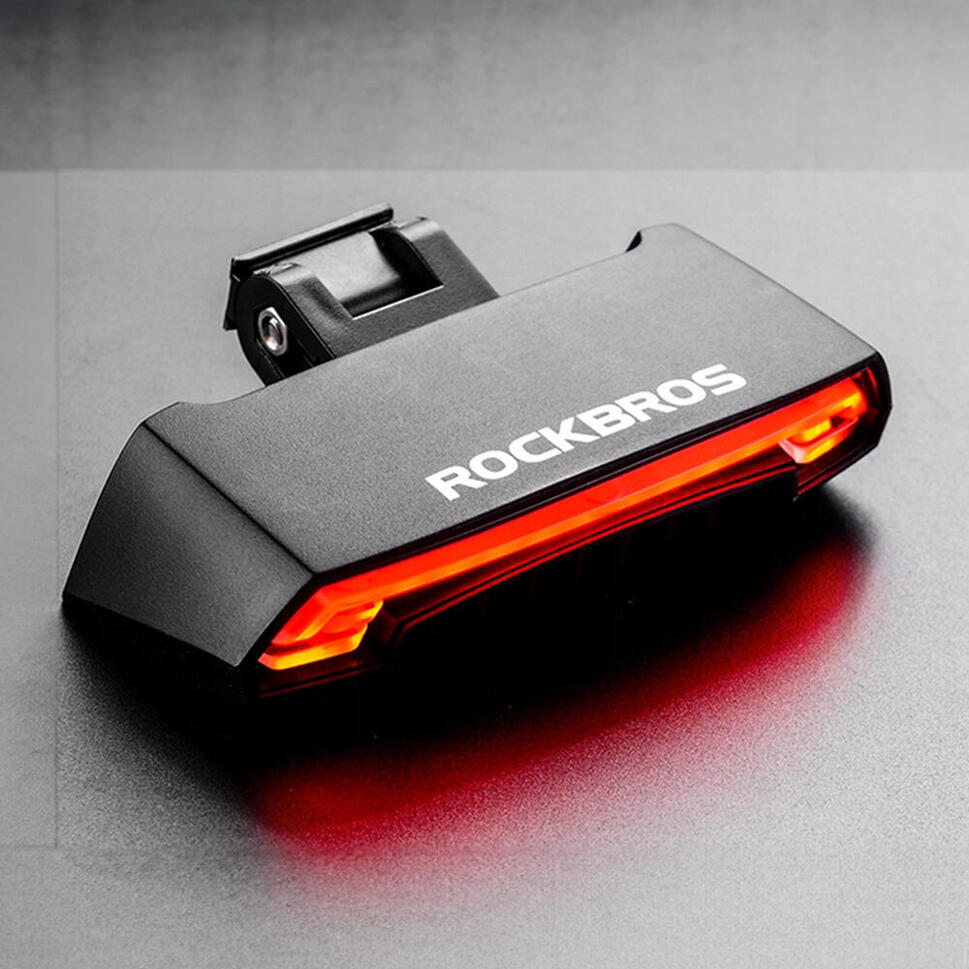 Lampa Rowerowa Rockbros LKWD-R1 z Kierunkowskazami i Laserem Bezpieczeństwa