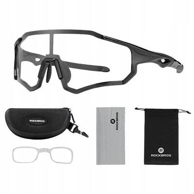 Rockbros fotochromatische fietsbril 10181 - lichtgewicht & uv400 bescherming