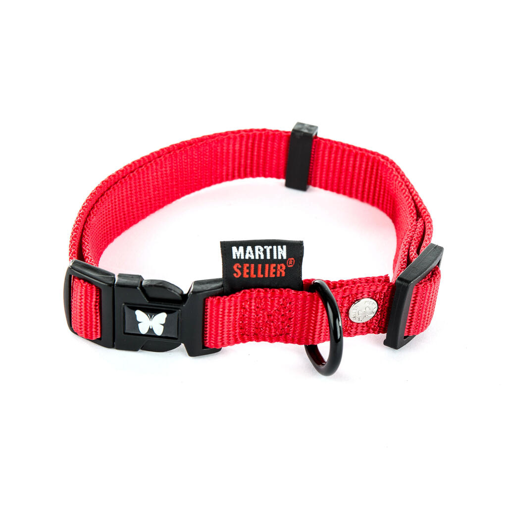 Adjustable nylon dog collar Martin Sellier 25-45/65