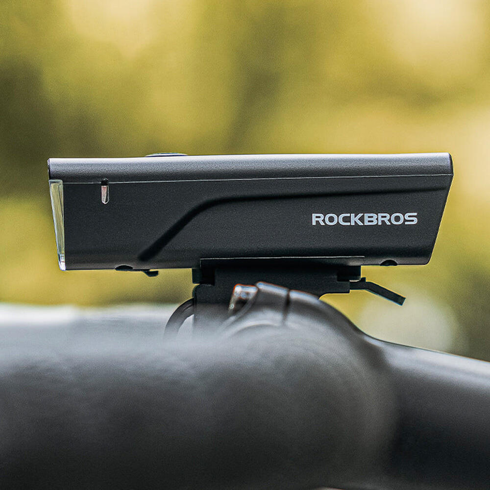 Rockbros Fahrradlampe 260lm USB-C, wasser- & stoßfest, batteriestandsanzeige 2/7