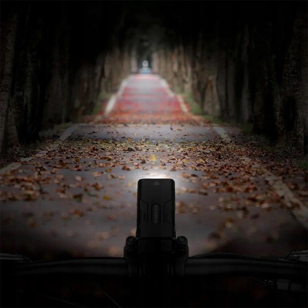 Rockbros 850lm bike light with power bank function, waterproof ipx6, 6 modes 7/7