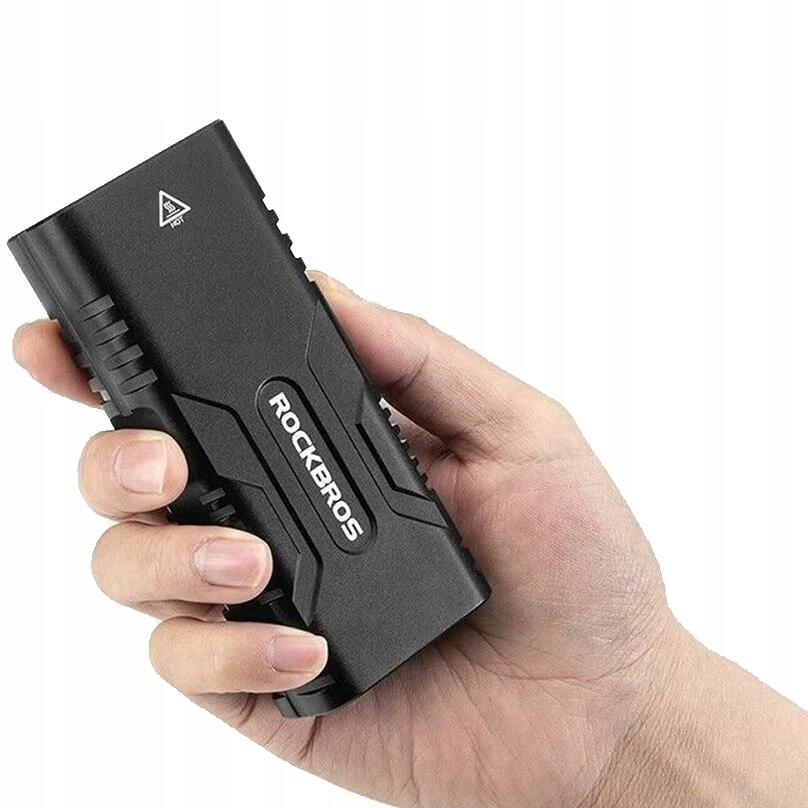 Rockbros 850lm bike light with power bank function, waterproof ipx6, 6 modes 5/7
