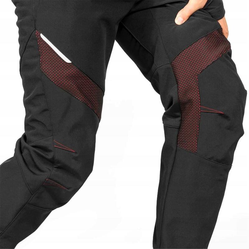 ROCKBROS Pantaloni Con Bretelle Da Bici Invernali Uomo Donna Cuscino 3D Imbotto Pantaloni Da Ciclismo Completi In Pile Scaldino MTB Pantaloni Da Bicicletta Sportivi Da Strada - Foto 5
