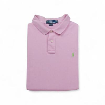 Seconda Mano - Maglietta polo a maniche corte rosa - Stato buono