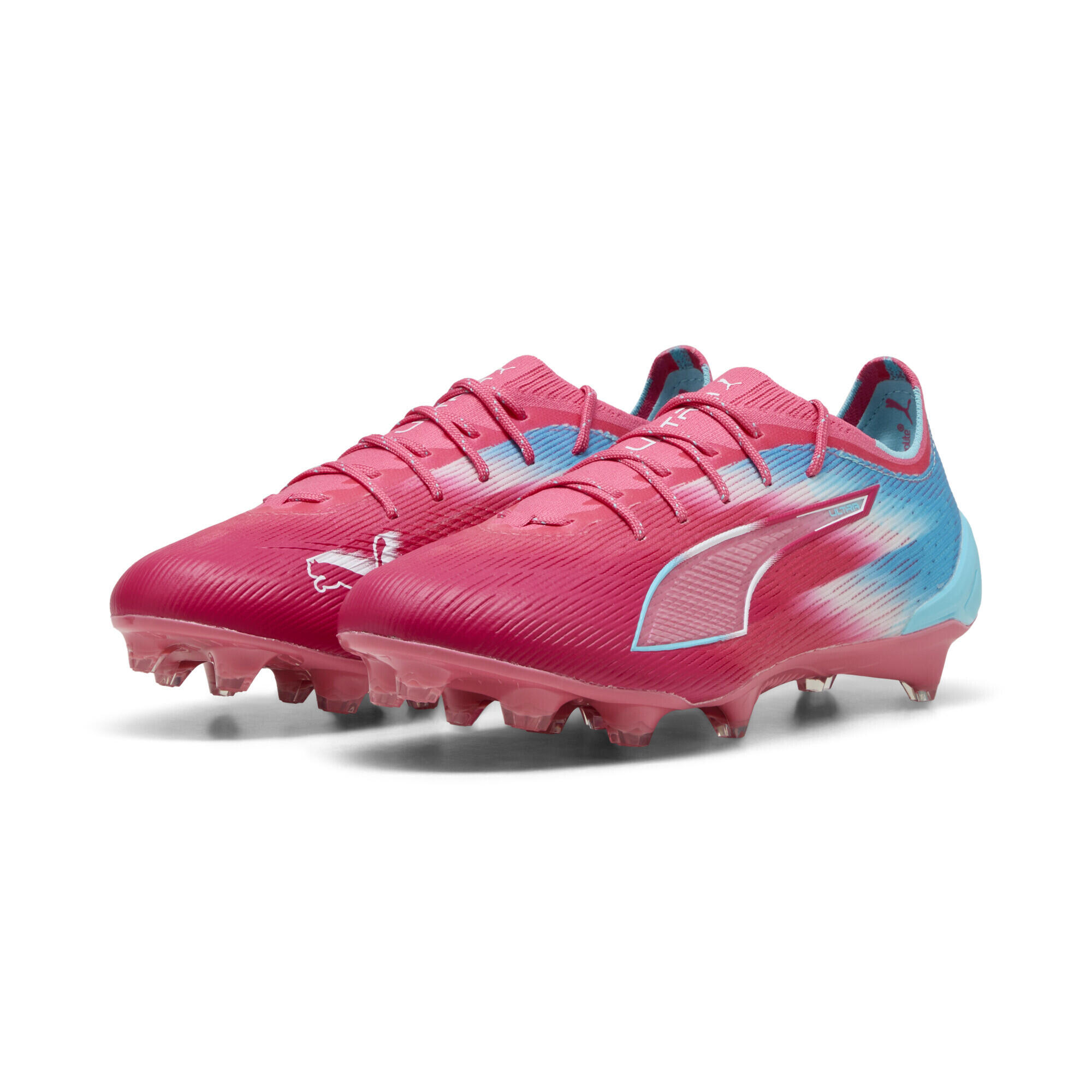 Puma - Chaussures De Football Ultra 6 Ultimate Re-charge Fg Unisexe Puma - Chaussures De Football - Bleu|rose - 46 - Decathlon