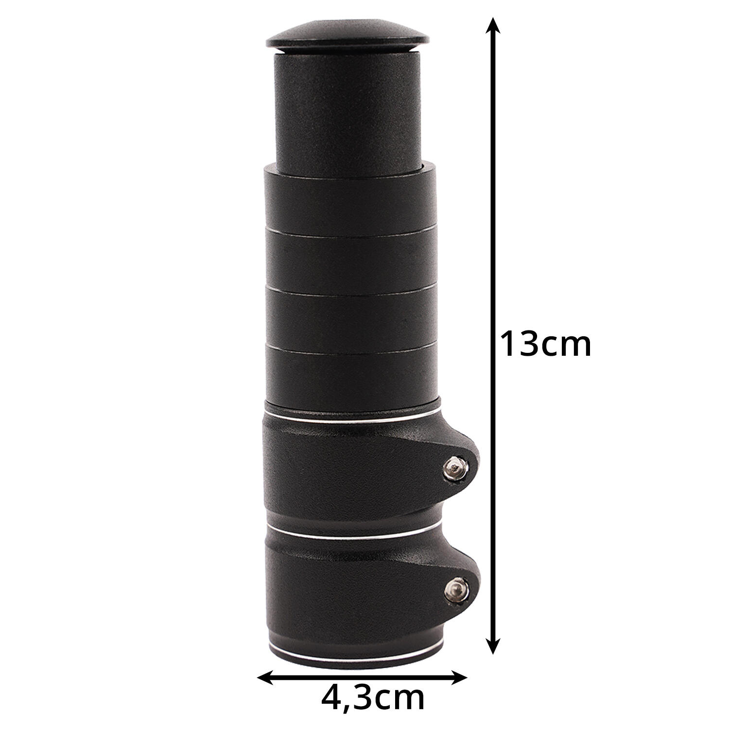 Adapter Przedłużka Wspornika Kierownicy do Roweru Mostek Aluminiowy 4 Ringi 3/6