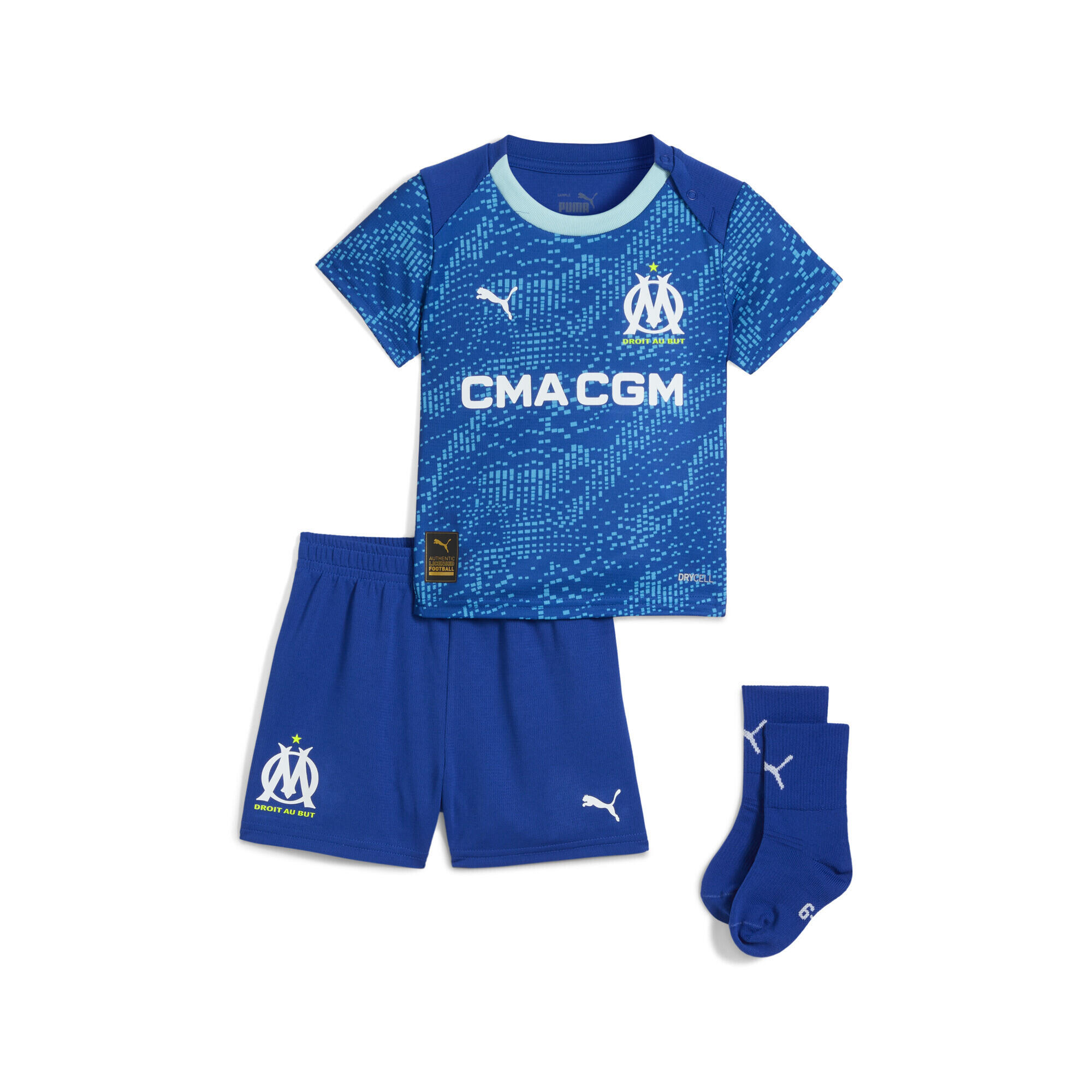Puma - Babykit Third 25/26 Olympique De Marseille Bébé Puma - Survêtement - Bleu - 1-2 Ans - Decathlon