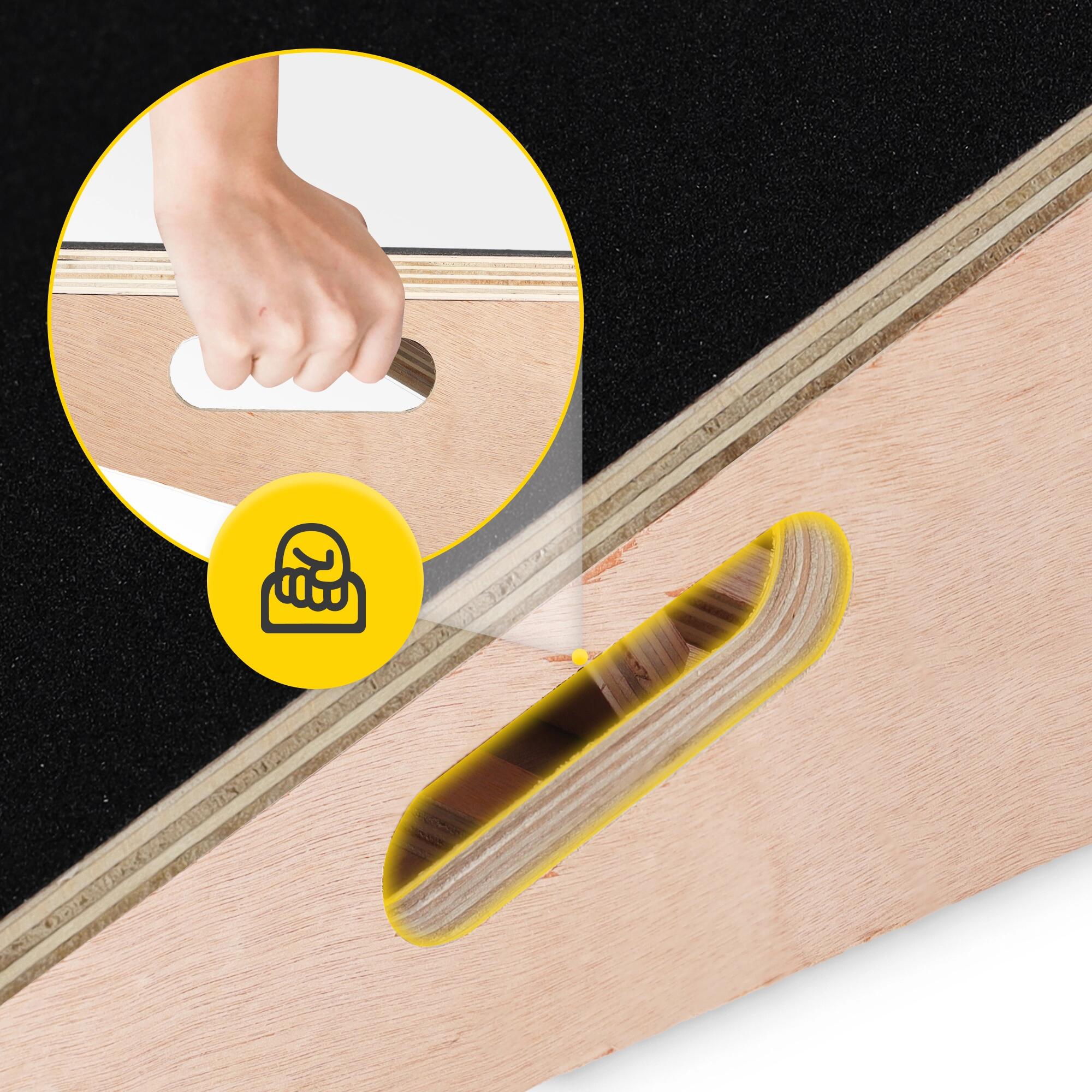 Holz-Schrägbrett SLANT BOARD Holzplattform zum Dehnen 4FIZJO 7/7