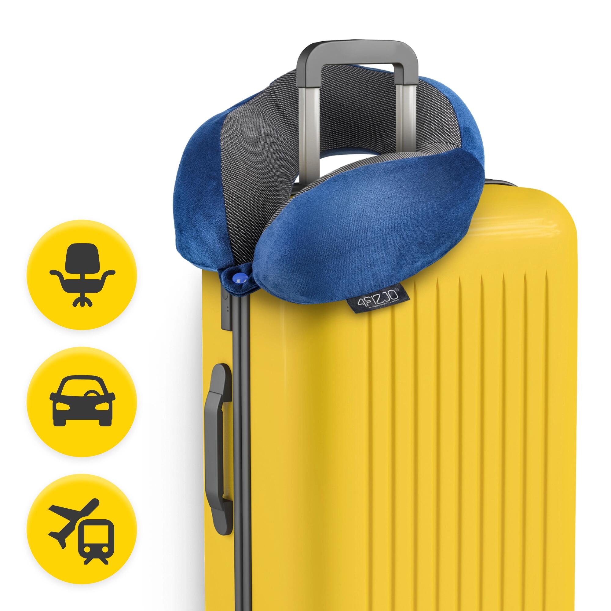 Cuscino da viaggio memory foam cervicale supporto collo 4FIZJO TRAVEL 3/7