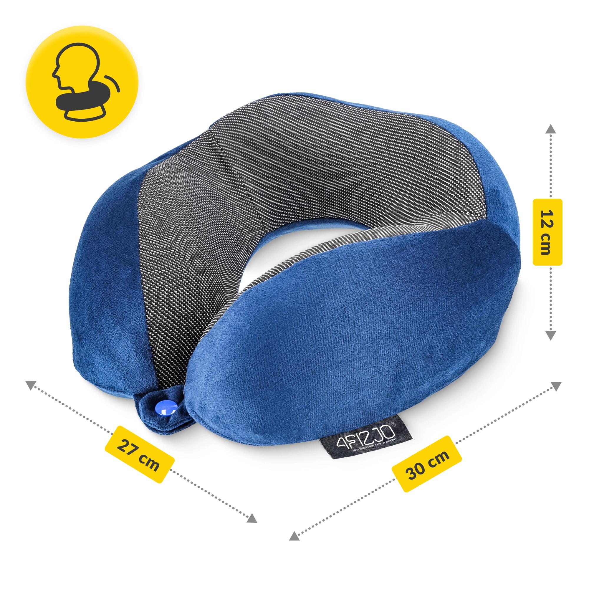 Cuscino da viaggio memory foam cervicale supporto collo 4FIZJO TRAVEL 2/7