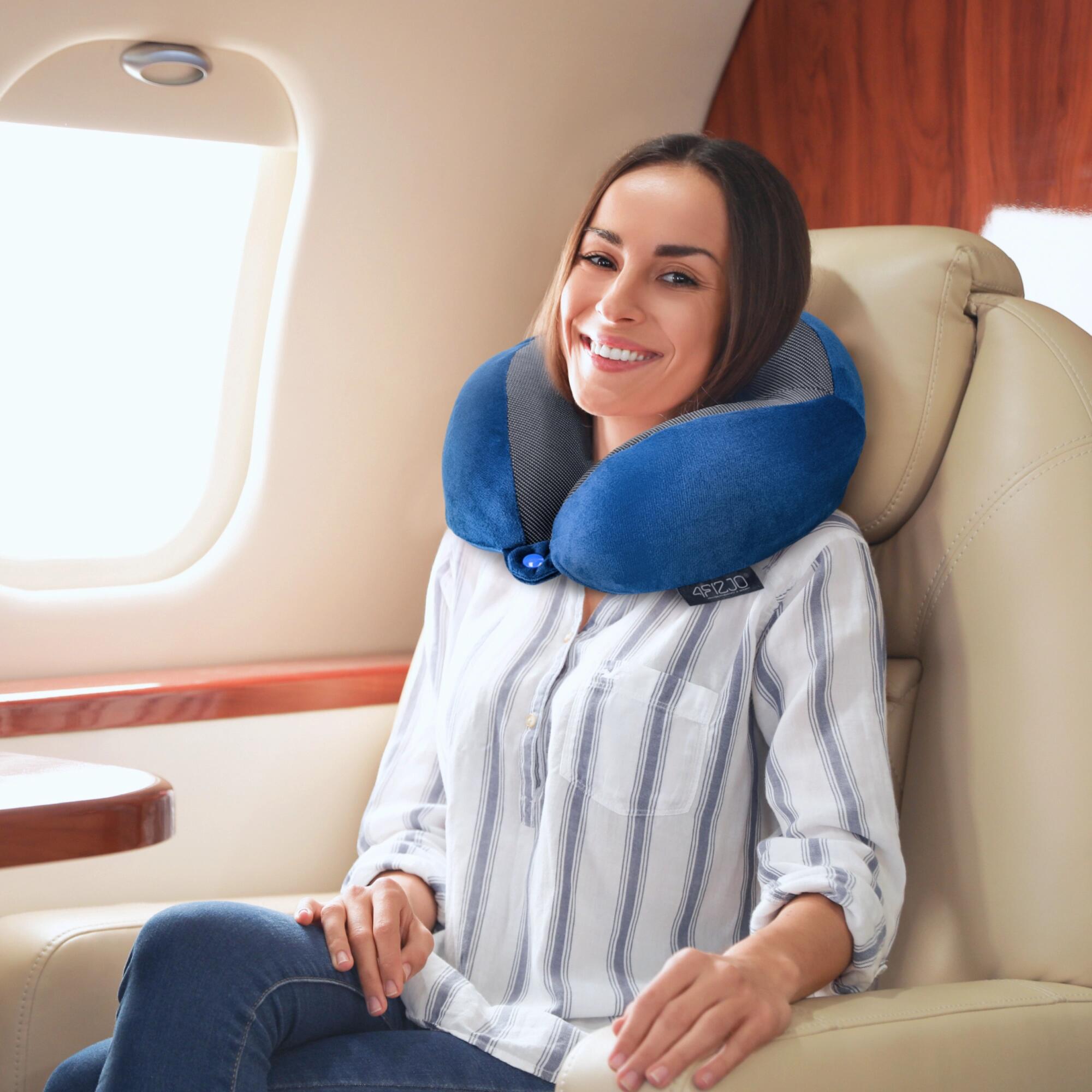 Cuscino da viaggio memory foam cervicale supporto collo 4FIZJO TRAVEL 7/7