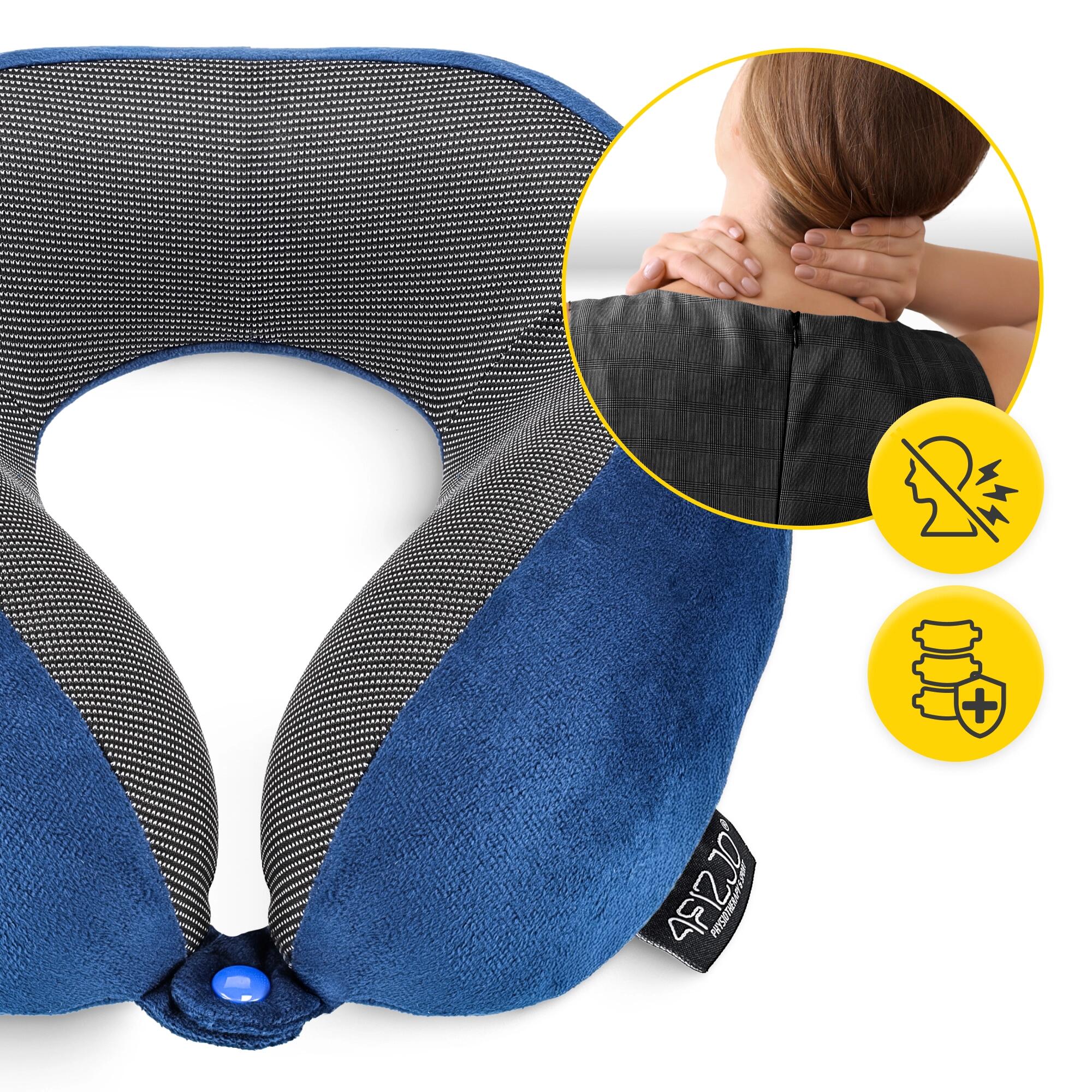 Cuscino da viaggio memory foam cervicale supporto collo 4FIZJO TRAVEL 4/7
